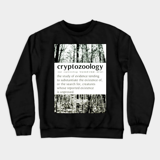 Cryptozoology Crewneck Sweatshirt by LoudMouthThreads